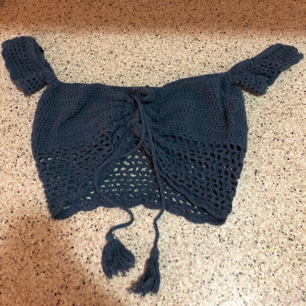 Crotchet crop top